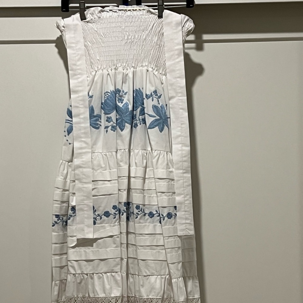 Valeria dress by MiGolondria.  Beautiful hand embroidery and lace.  Sz L.  NWT.